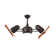 41" Schramm 6 - Blade LED Dual Ceiling Fan with Remote Control and Light Kit Included