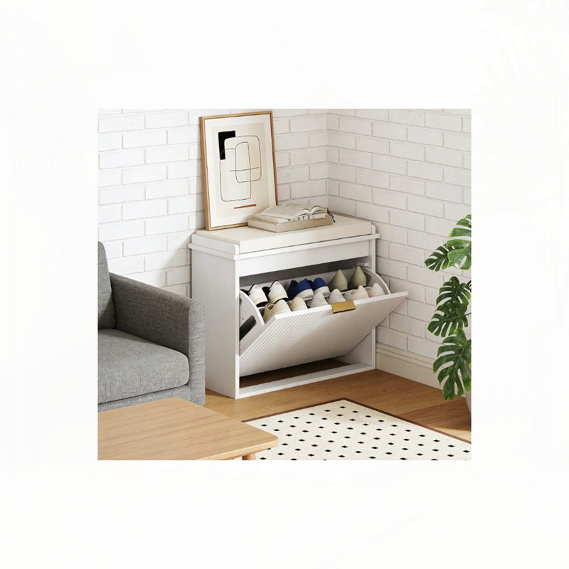 Banc de rangement pour chaussures, banc d'entrée, armoire à chaussures