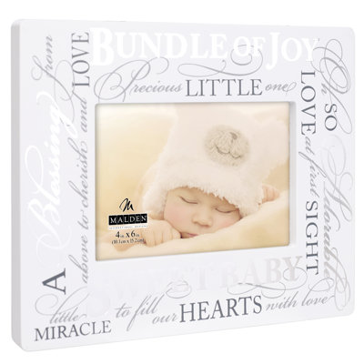 Donvers White Wood Matte Picture Frame