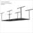 Supports de rangement suspendus pour garage avec support triangulaire stable-112898890