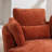 Kavonta Upholstered Slipcovered Swivel Barrel Chair with Ottoman-90074955