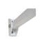 Auvent de terrasse en métal de 4,6 po de teinte blanche - aluminium léger pour les espaces extérieurs, finition thermolaquée contemporaine, charnière continue avec clignotant intégré de longue durée, rapide et efficace
