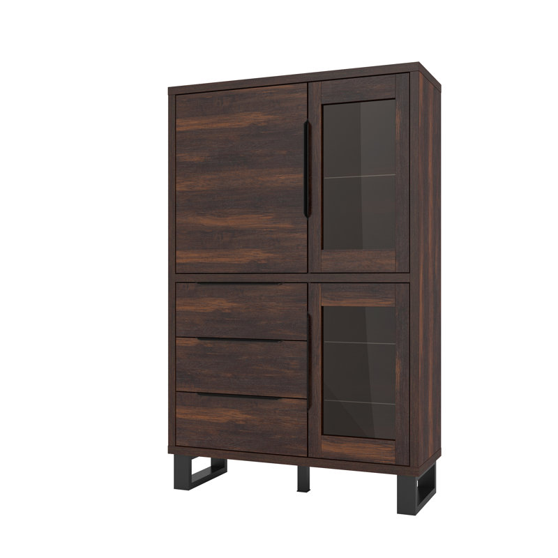 Erik Display Cabinet, Wallace Oak