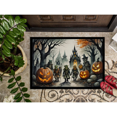 Jakeil Non-Slip Halloween Doormat