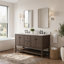 Ensemble de meuble-lavabo double 60 po Chazden-902728664-975183608