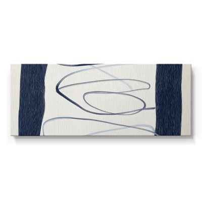 Série abstraite-DII- Toile tendue avec châssis - Prêt à accrocher