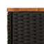  Garden Side Table Black And Brown-520221905