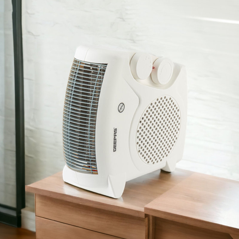 Geepas 2000W  Portable Fan Heater, 2 Heating Power