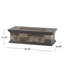 Foyer rectangulaire Mgo - 50 000 Btu