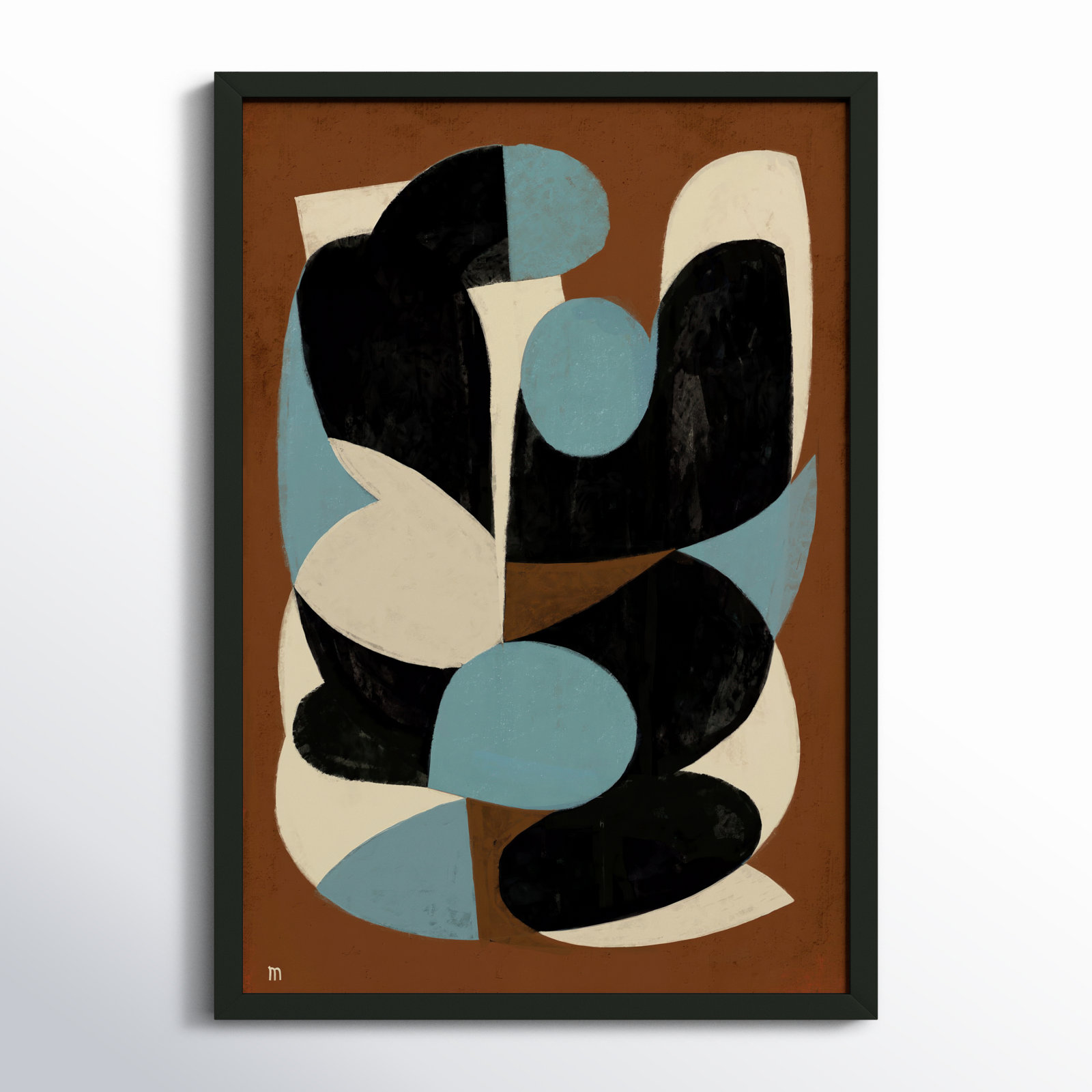 So What by StudioM, Black Framed, 30" H x 21" W x 1.25" D