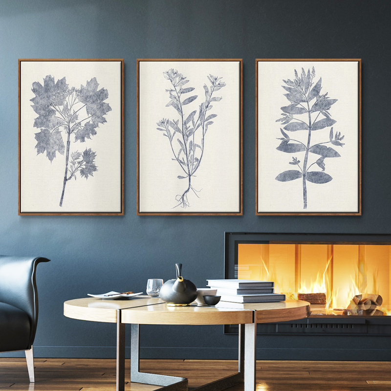 Archipel - ensemble de 3 reproductions de photo sur toile, Noyer, H 40 po x l 78 po