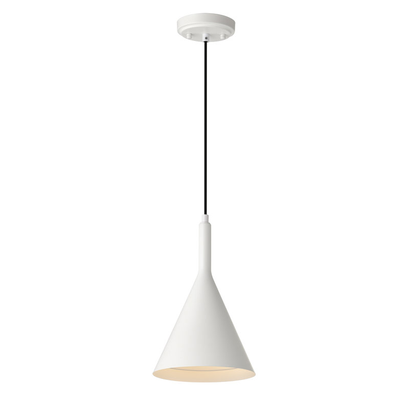 Luminaire suspendu de cuisine 1 lumière, Blanc