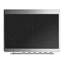 Cuisinière à induction 36 pouces avec 6 éléments à induction en blanc antique Majestic III Series (garniture chromée)-124828858-124828876