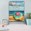 «Beach Umbrella 1» par Alonzo Saunders, art mural sur toile, 12 po x 16 po-1773741148