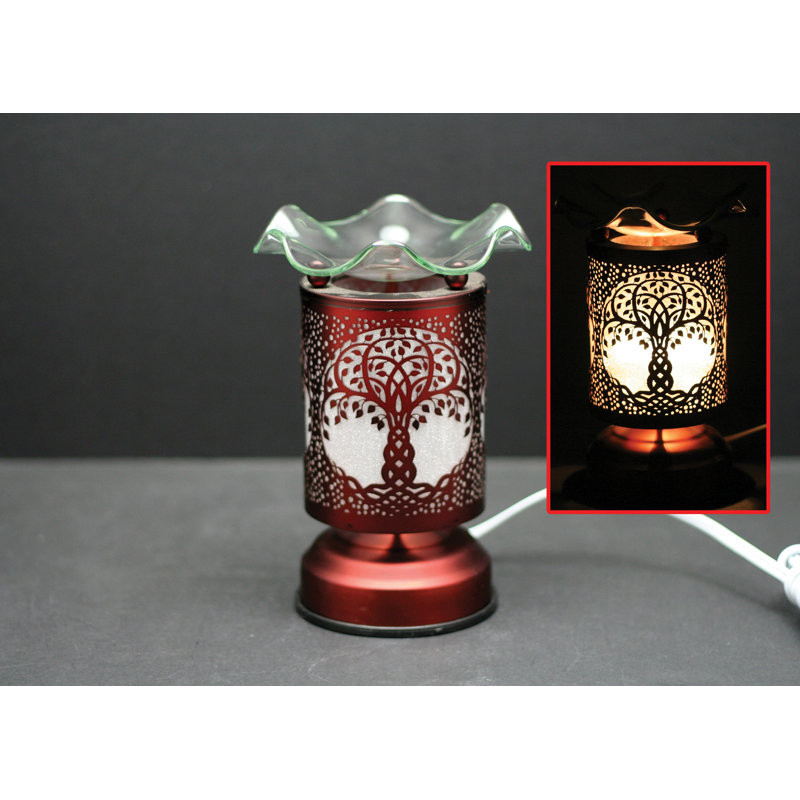 Lampe de table rouge 6,4 po Antine