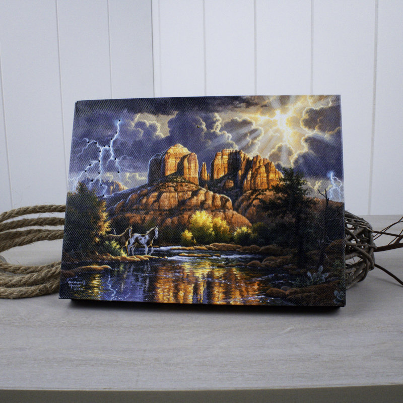 Sedona Majesty 8x6 Lighted Tabletop Canvas