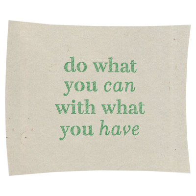 Do What You Can with What You Have — Soft Watercolor Wash — Landscape Indoor Wall Tapestry