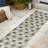 Drora Traditional Geometric Bold Gingham Green/Cream Indoor/Outdoor Rug-2073448947