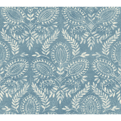Laurel Damask Wallpaper