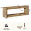 Banc de rangement pour chaussures 70,8 po