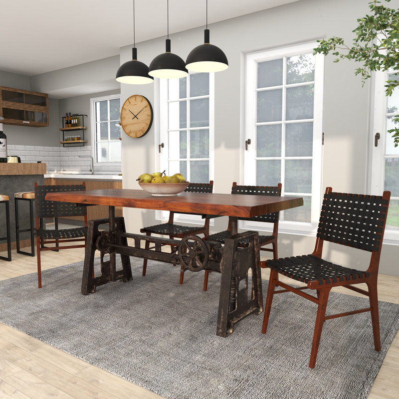 Trent Austin Design® Reale Industrial Rectangular Dining Table | Wayfair