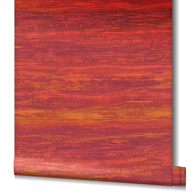 Energy Collection Grasscloth Effect Matte Wallpaper Roll, Orange