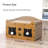 Multi-Functional Cat Scratcher Lounge Bed