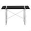 Bureau d'ordinateur, bureau personnel, ordinateur portable, L 48 po, travail, stratifié, métal gris (bureau)