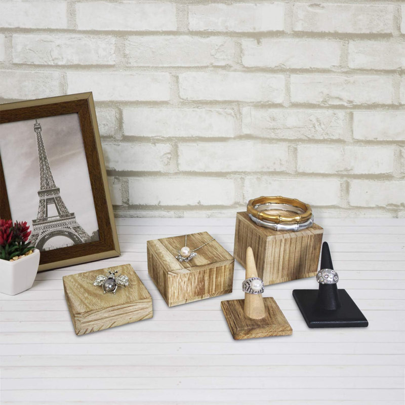 Ensemble de contremarches en bois 3 pièces, Chêne