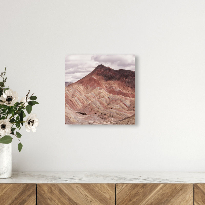 Blush Mountain Print by Oliver Gal, 12" H x 12" W, Gallery Wrapped