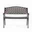 Banc de patio en aluminium