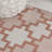 Kaliee Modern Geometric Tile Pattern Salmon/Cream Indoor/Outdoor Rug-690817039