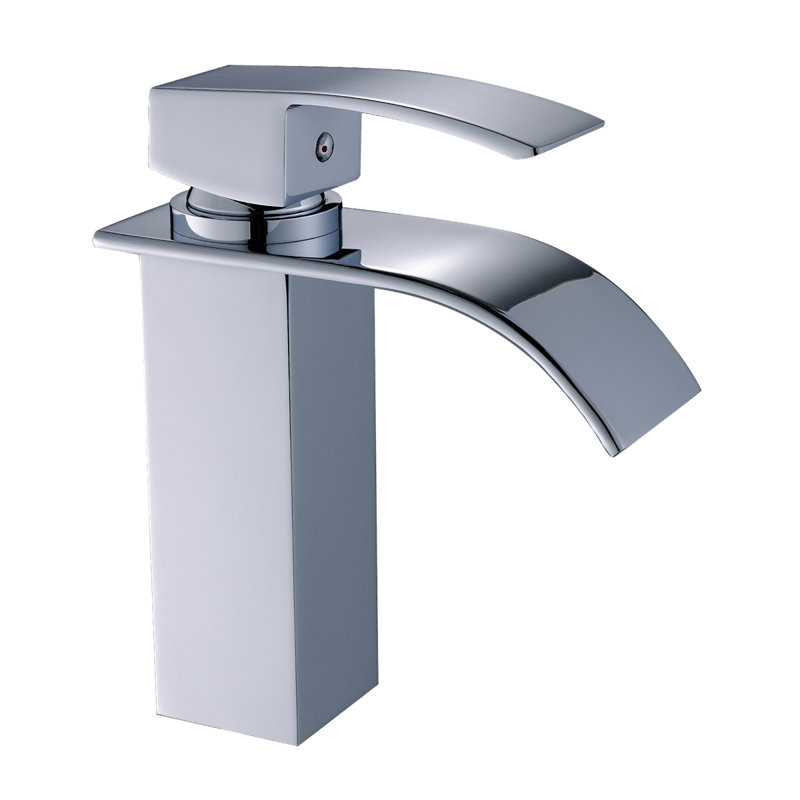 Bathroom Faucet,Faucet For Bathroom Sink, Single Hole Bathroom Faucet Modern Single Handle Vanity Basin Faucet, Chrome