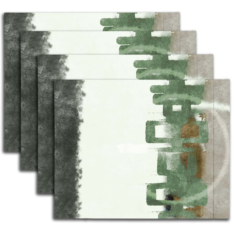 Napperon abstrait en polyester