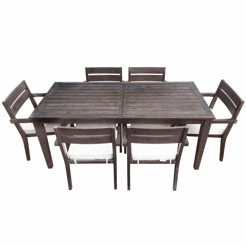 Patio Dining Set, Outdoor Dining Table And Chairs For Patio, Balcony And Backyard, Gray
