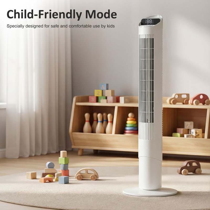 Tower Fan, White