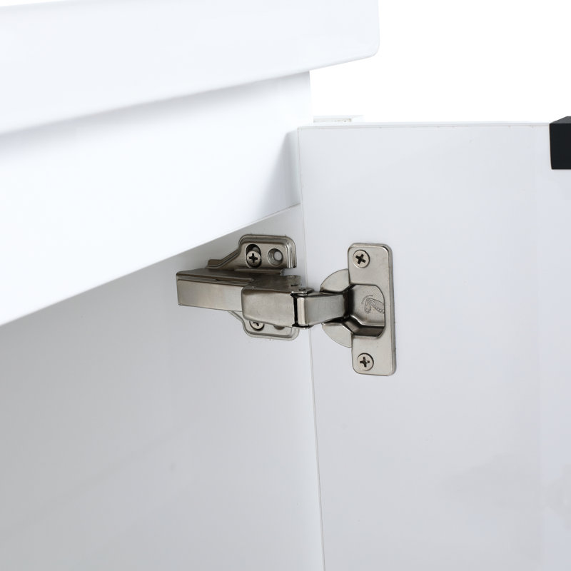 Ensemble de meuble-lavabo blanc 60 po avec lavabo et rangement