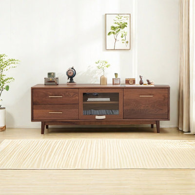 Solid wood popular TV cabinet