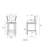 Miranda Solid Wood Frame Swivel Bar and Counter Stool with Linen Fabric-72709854-72729330