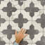 Bouclier d'Irlande avec croix 6 po. X 8 3/8 po Ensemble de carreaux de porcelaine pour plancher et mur-106588705