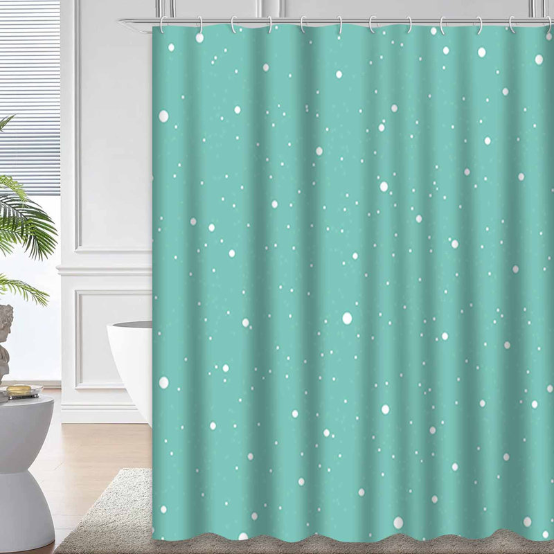 Rideau de douche Snowflake, L 72 po x l 84 po