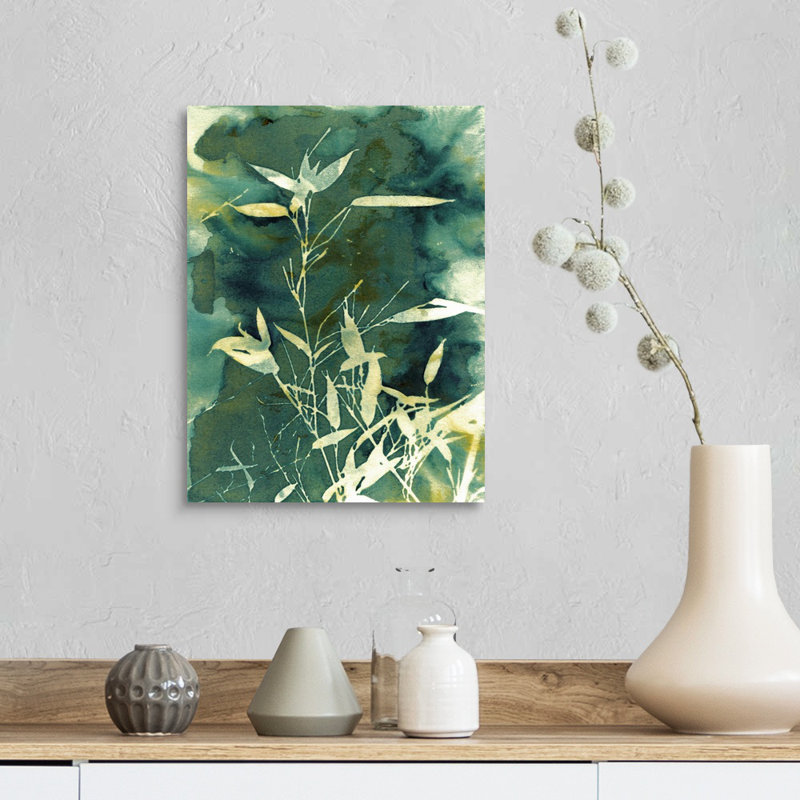 Art mural sur toile Bamboo Garden, Toile tendue, H 16 po x l 12 po