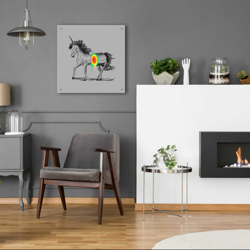 «Unicore» par Rachel Caldwell, H 24 po x l 24 po x P 0,2 po