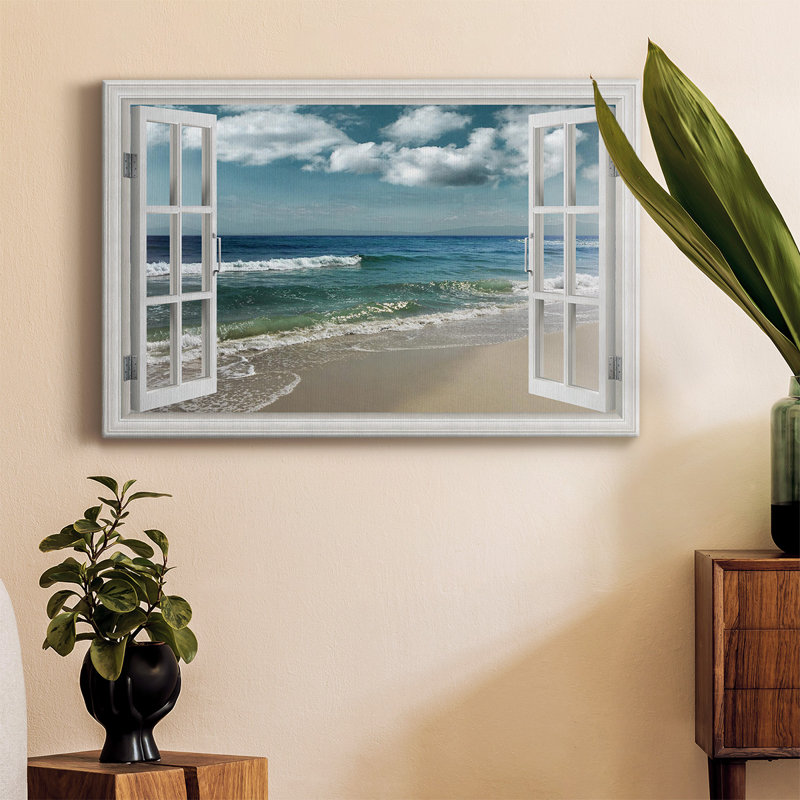 Majestic Waves - Impression sur toile tendue, H 24 po x l 36 po x P 1 po