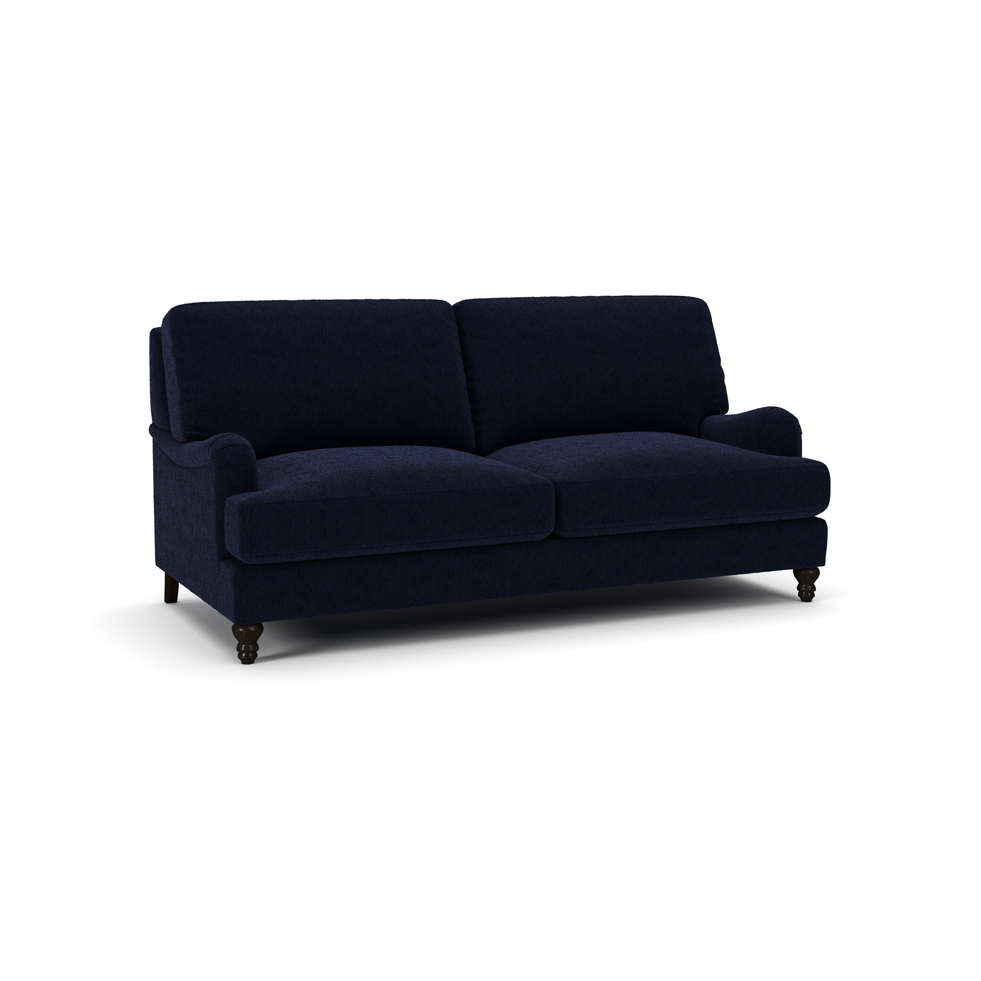 Walters 82'' Upholstered Sofa, Davis Ink Bouclé Performance