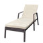 Chaise longue d'extérieur en rotin et osier-129694782
