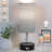 3-Color Temperature Table Lamp with USB A Port and C Port-744471357