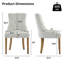 Chaise rembourrée capitonnée à boutons et chaise d'appoint-1881956991