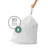 Simplehuman Code X Custom Fit Drawstring Trash Bags, 80 Liter / 21.1 Gallon, White, 60 Liners