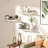 Floating Shelves, 3 Pcs, White/grey